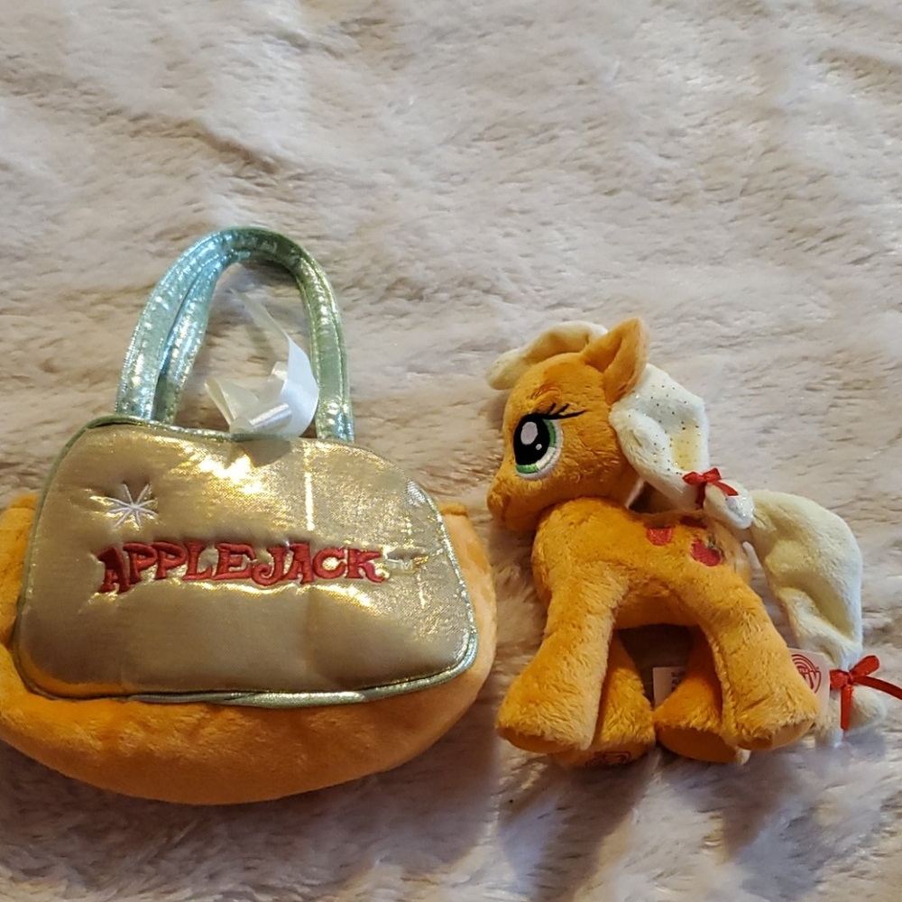 🥳3/$16 My little pony Applejacks plush purse